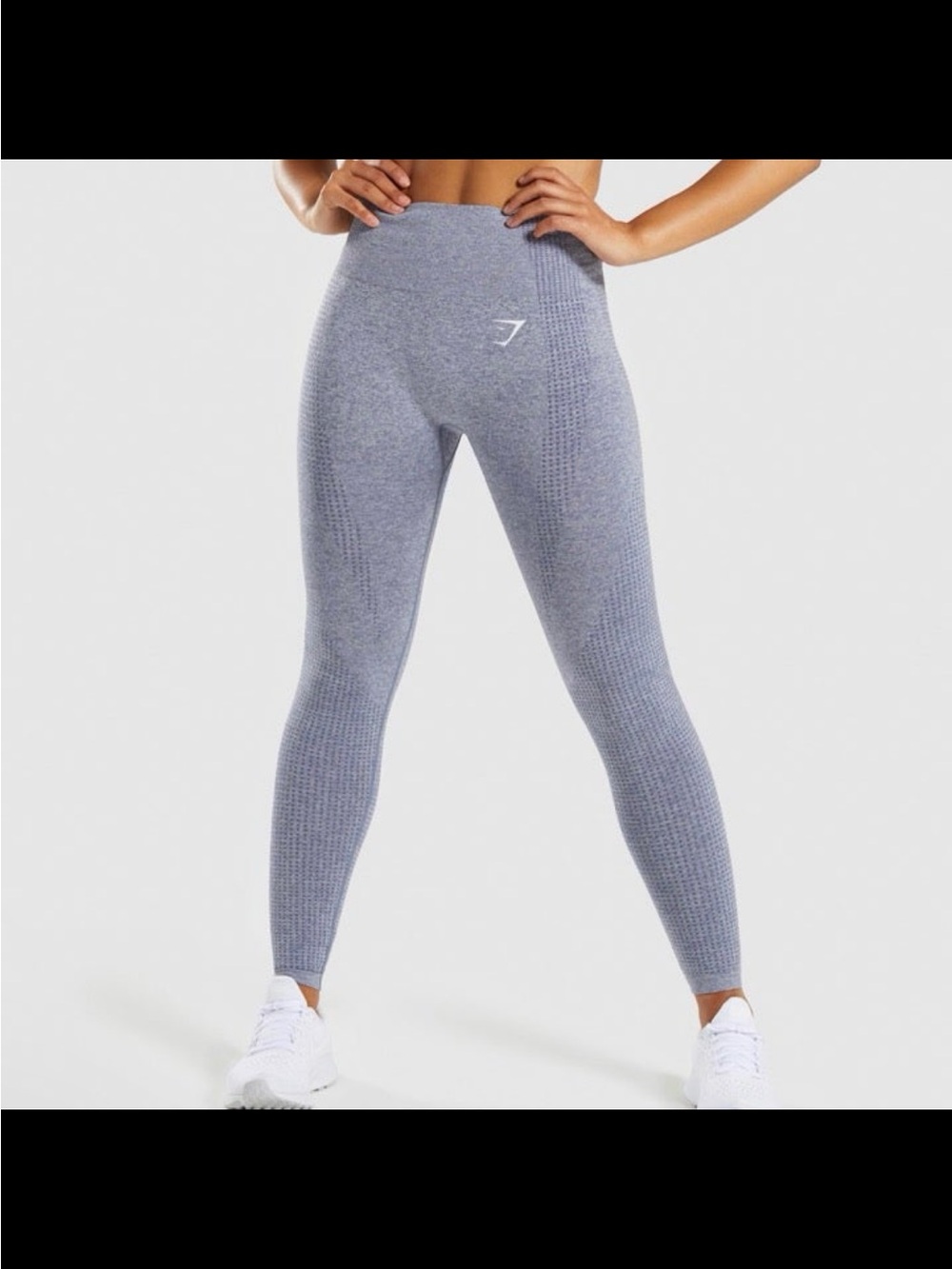 Gymshark Vital Seamless Leggings Marl Blue — Size XS